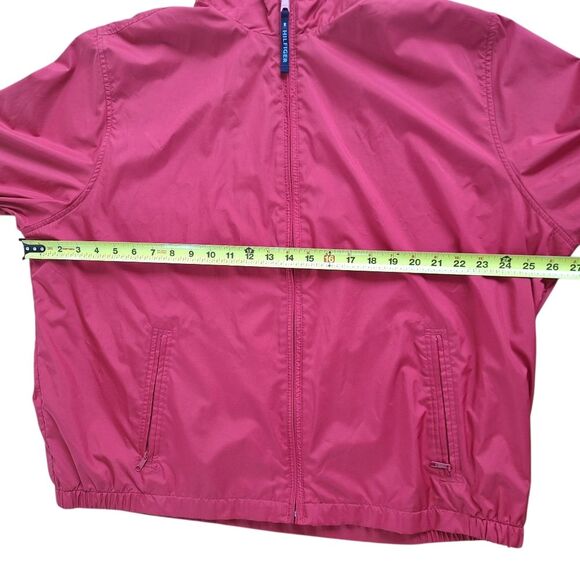 Tommy Hilfiger Golf Jacket Windbreaker Red Full Zip Lightweight Mesh Lined 2X - Picture 13 of 13